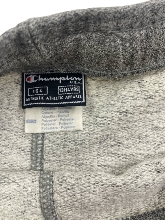 Champion Παντελόνι Φόρμας Casual Logo Γκρι Unisex 13-14Y / 164