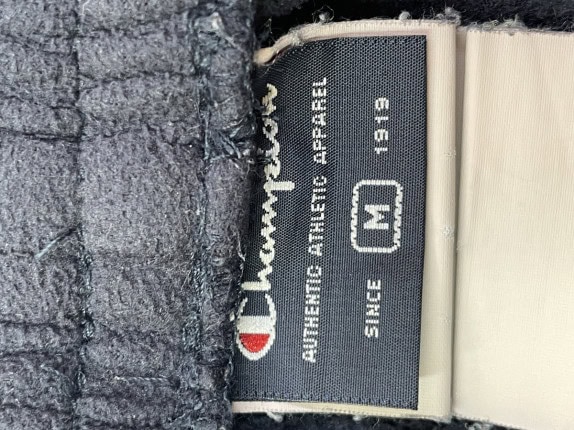 CHAMPION TRACK PANTS MINIMAL NAVY MEN PRE OWNED M