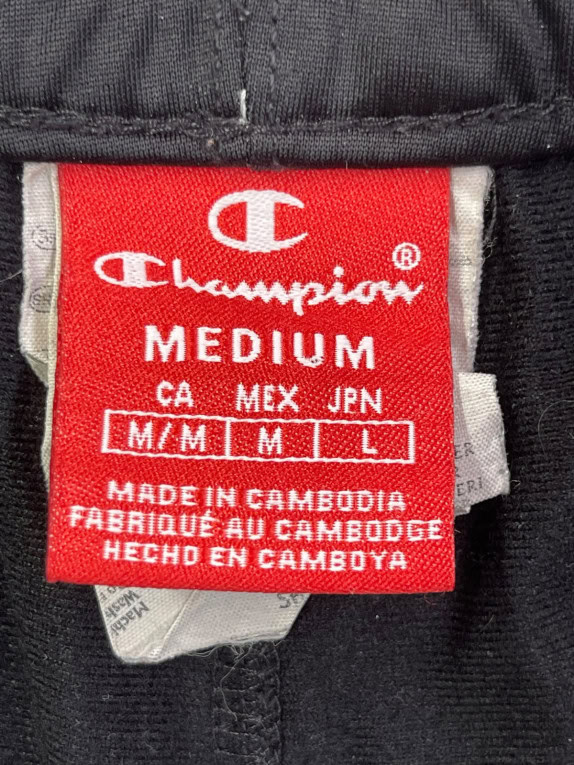 CHAMPION ΠΑΝΤΕΛΟΝΙ ΦΟΡΜΑΣ SPORTSWEAR ΜΑΥΡΟ ΑΝΤΡΙΚΟ PRE OWNED M