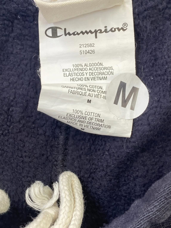 CHAMPION SWEATPANTS SPORTSWEAR BLACK MENS PRE OWNED M