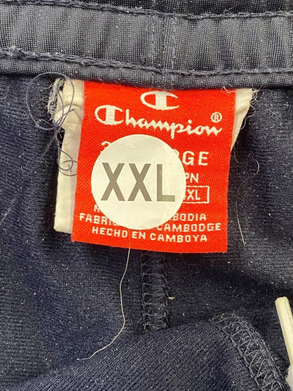 CHAMPION PANTALONI TUTA SPORTSWEAR NAVY UOMO PRE OWNED XXL