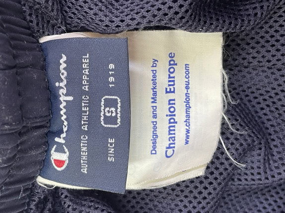 CHAMPION PANTALONI TUTA SPORTSWEAR NAVY UOMO PRE OWNED S