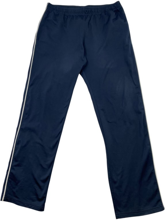 CHAMPION TRACK PANTS SPORTSWEAR NAVY UNISEX PRE OWNED L