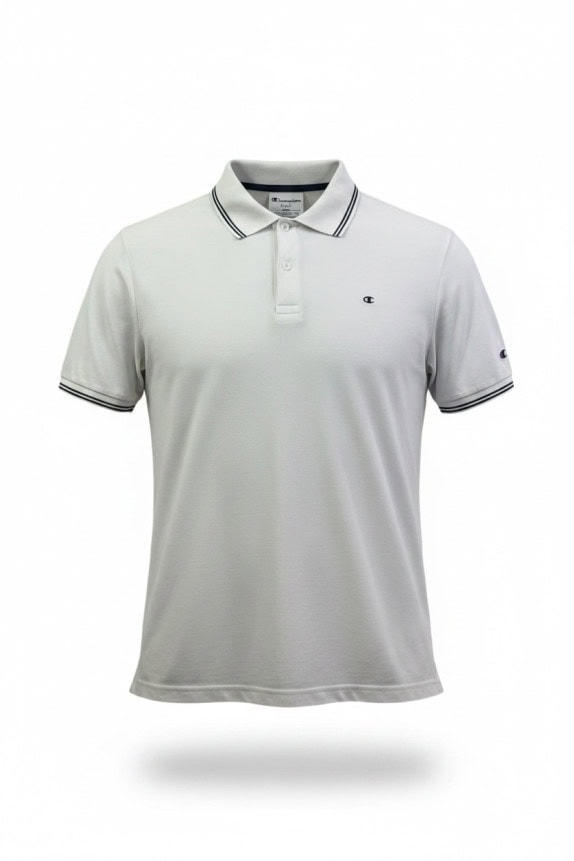 CHAMPION POLO SHIRT MINIMAL OFF WHITE ΑΝΤΡΙΚΟ PRE OWNED XL