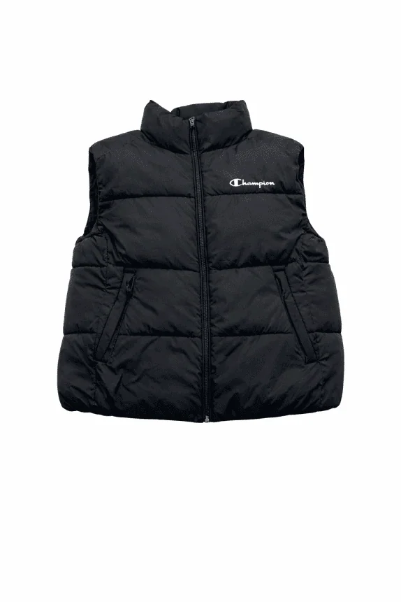 Champion Puffer Vest Casual Logo Μαύρο Unisex L