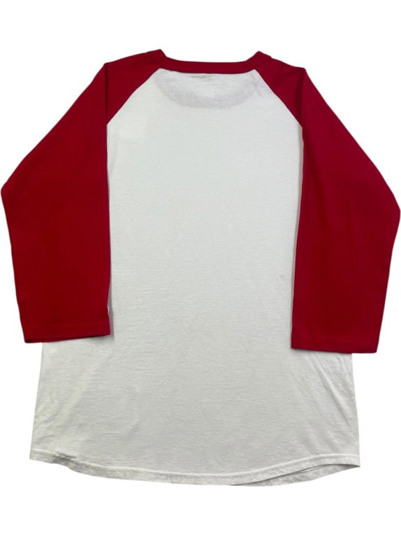 CHAMPION RAGLAN GRAPHIC TEE ΑΘΛΗΤΙΚΟ ΚΟΚΚΙΝΟ ΛΕΥΚΟ ΑΝΤΡΙΚΟ PRE OWNED M