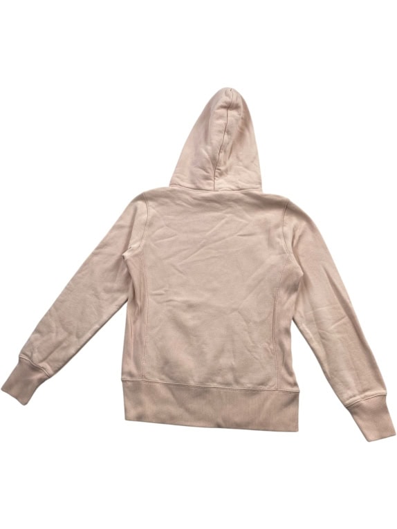 CHAMPION Reverse Weave Φούτερ Hoodie Vintage Με Λογότυπο Μπεζ Unisex S