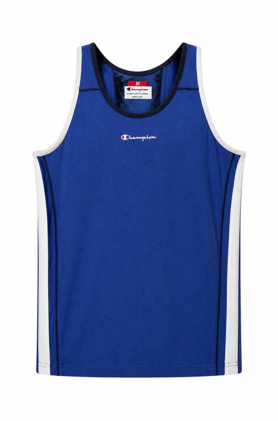 CHAMPION SLEEVELESS TANK TOP MINIMAL ΜΠΛΕ ΑΝΔΡΙΚΟ PRE OWNED M