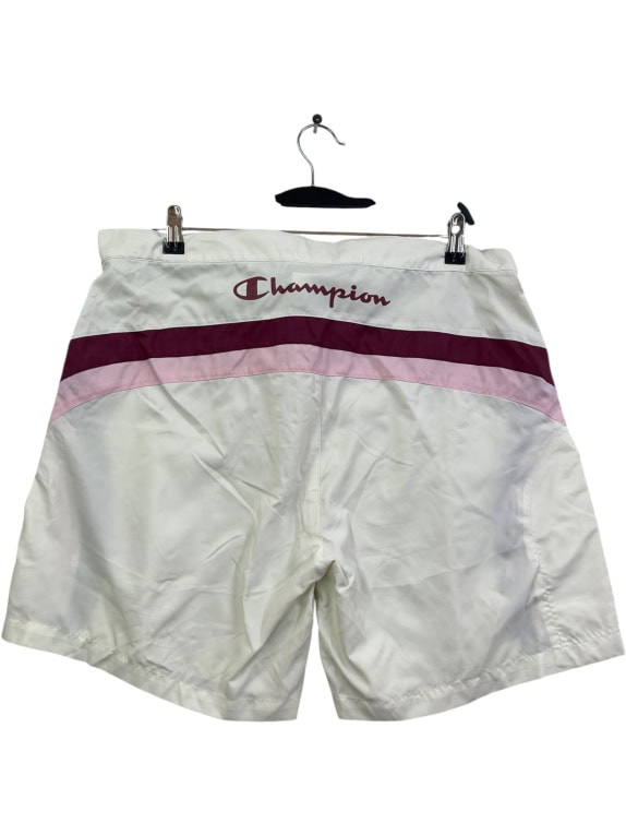 CHAMPION pantaloncini da bagno logo bianco/bordeaux unisex XL