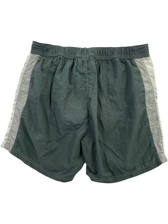 CHAMPION costume da bagno short con logo vintage grigio/bianco da uomo L