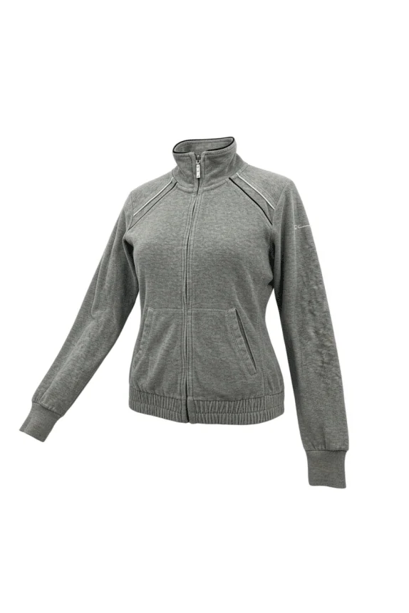 Champion Suits for Sport Ζακέτα Φούτερ Vintage Με Λογότυπο Γκρι Γυναικείο M
