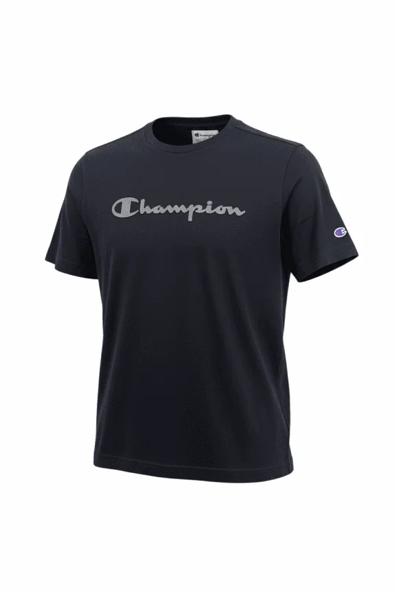 CHAMPION T-SHIRT CON LOGO ATHLETIC NERA DA UOMO L