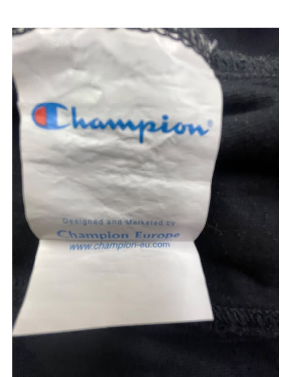 CHAMPION T-SHIRT ATHLETIC LOGO ΜΑΥΡΟ ΑΝΔΡΙΚΟ L