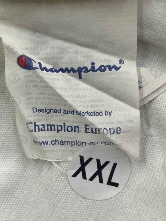 CHAMPION T SHIRT ATHLETIC OFF WHITE ΑΝΤΡΙΚΟ PRE OWNED XXL