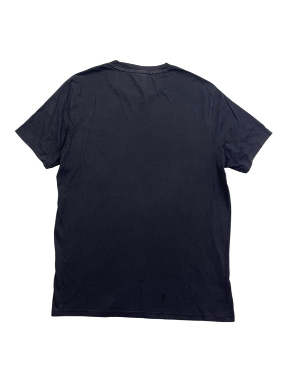 CHAMPION T-SHIRT CASUAL LOGO BLACK MENS L