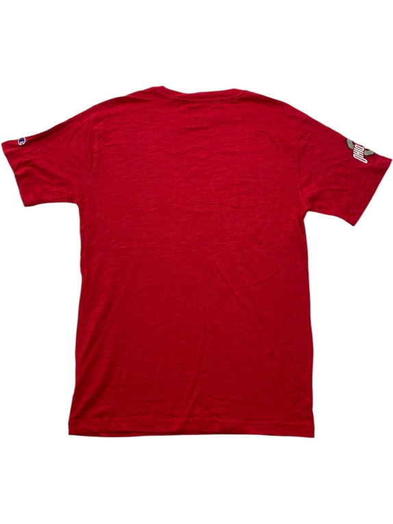 CHAMPION T SHIRT COLLEGIATE GRAPHIC ΚΟΚΚΙΝΟ ΑΝΤΡΙΚΟ PRE OWNED M