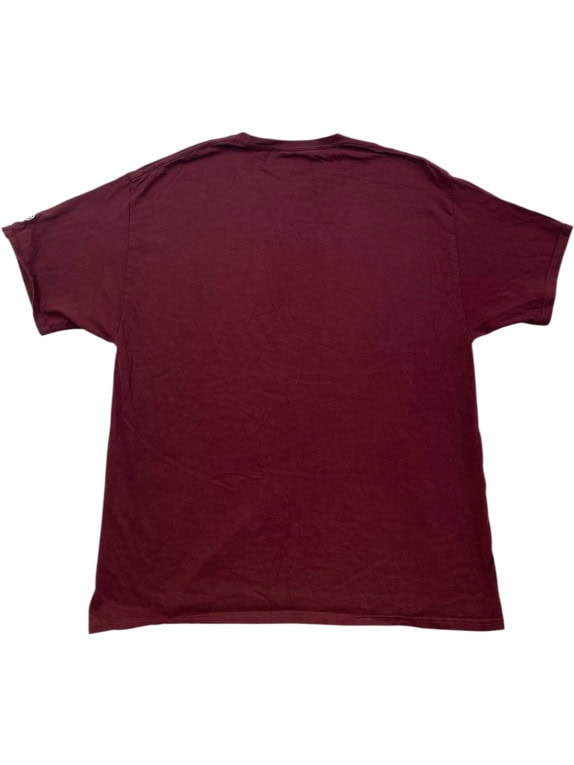 CHAMPION T SHIRT COLLEGIATE BURGUNDY MENS PRE OWNED XL