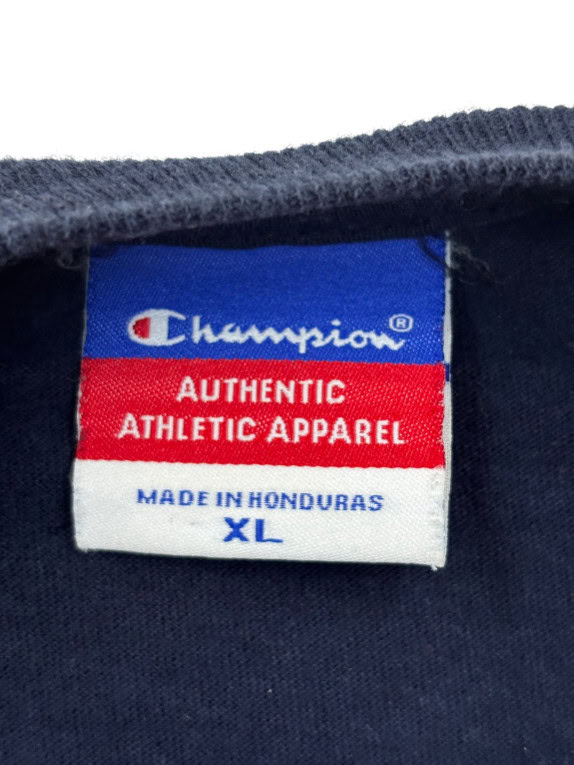 CHAMPION T SHIRT COLLEGIATE NAVY ΑΝΤΡΙΚΟ PRE OWNED XL