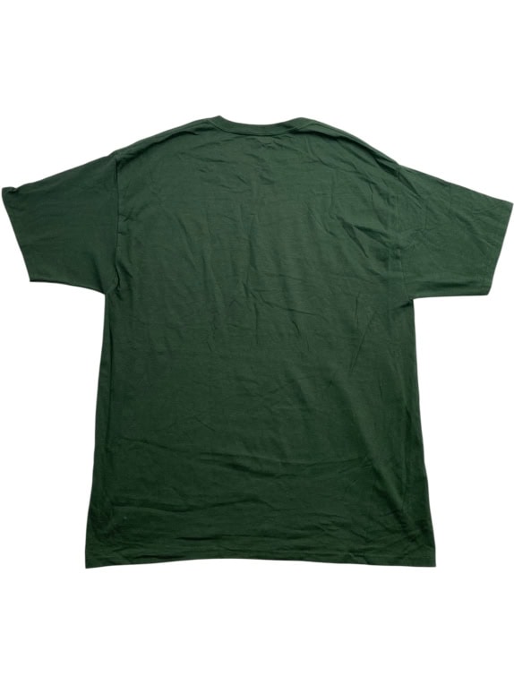CHAMPION GEORGE MASON UNIVERSITY LOGO T-SHIRT GREEN UNISEX L pre-owned