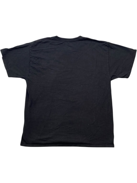 CHAMPION T SHIRT GRAPHIC COLLEGIATE FADED BLACK UNISEX PRE OWNED M