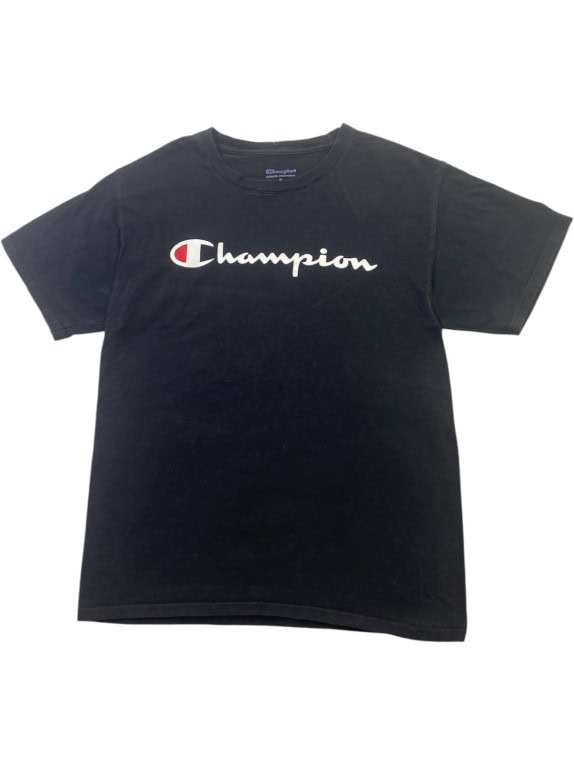 CHAMPION T SHIRT GRAPHIC ΜΑΥΡΟ ΑΝΤΡΙΚΟ PRE OWNED M