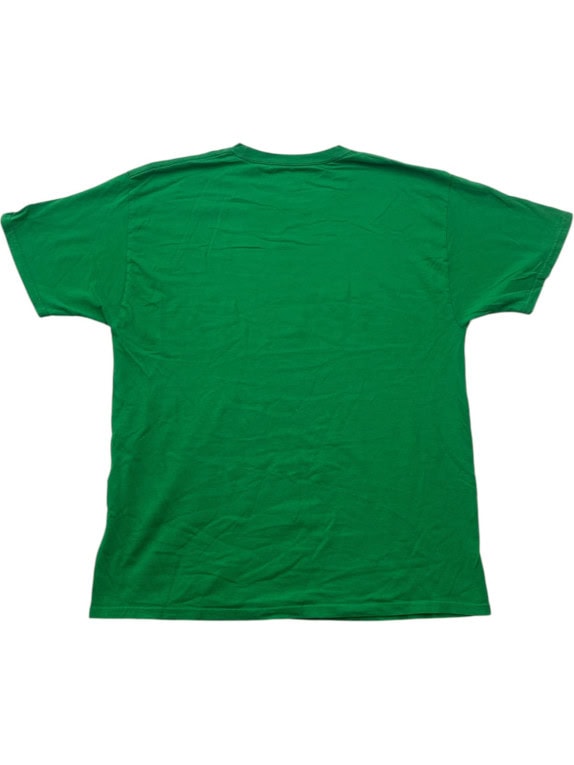 CHAMPION GRAPHIC TEE SPORTSWEAR GREEN MENS PRE OWNED L