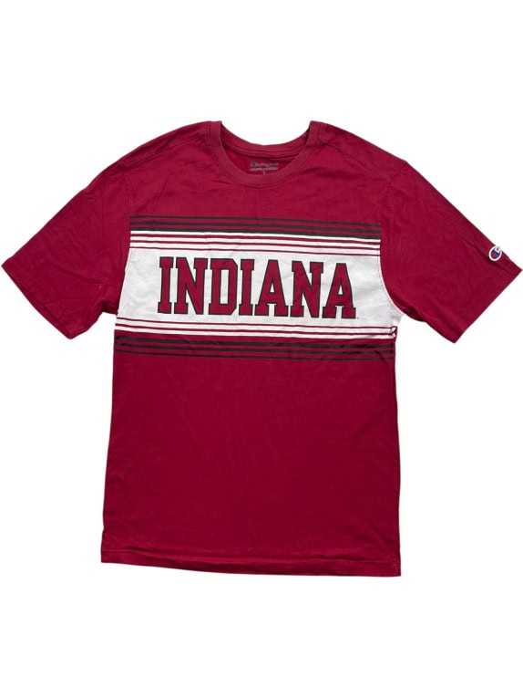 Champion T-Shirt Logo Rosso UNISEX S