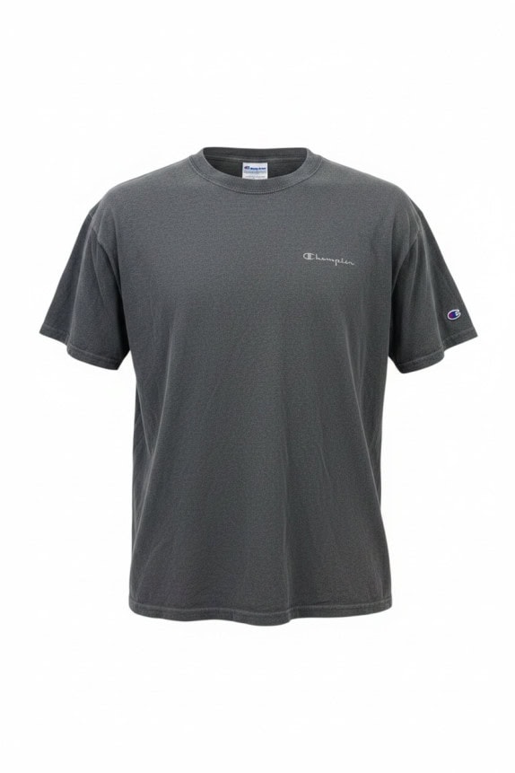 CHAMPION T SHIRT MINIMAL ΓΚΡΙ ΑΝΤΡΙΚΟ PRE OWNED M
