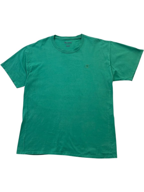 CHAMPION T SHIRT MINIMAL GREEN ΑΝΤΡΙΚΟ PRE OWNED L