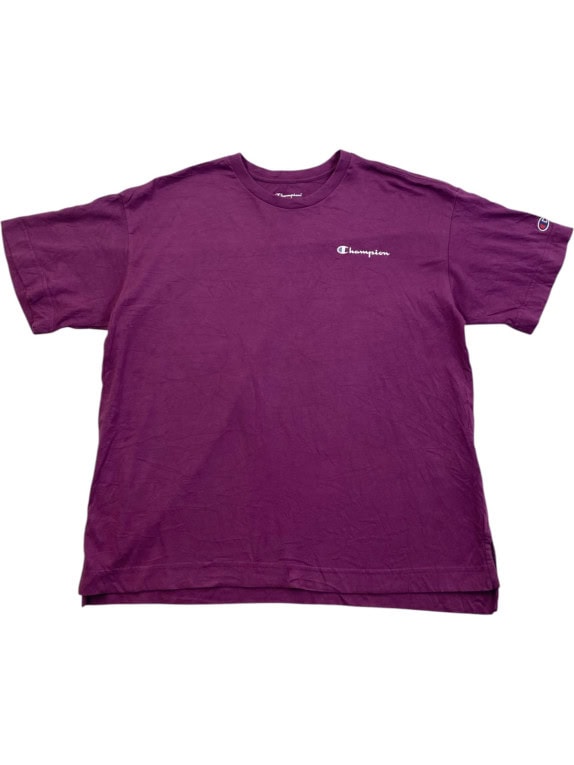 CHAMPION T SHIRT MINIMAL VIOLA UOMO PRE OWNED M