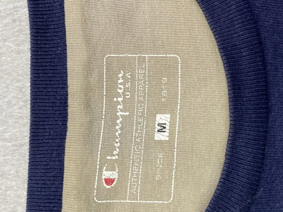 CHAMPION T SHIRT MINIMAL NAVY ΑΝΤΡΙΚΟ PRE OWNED M