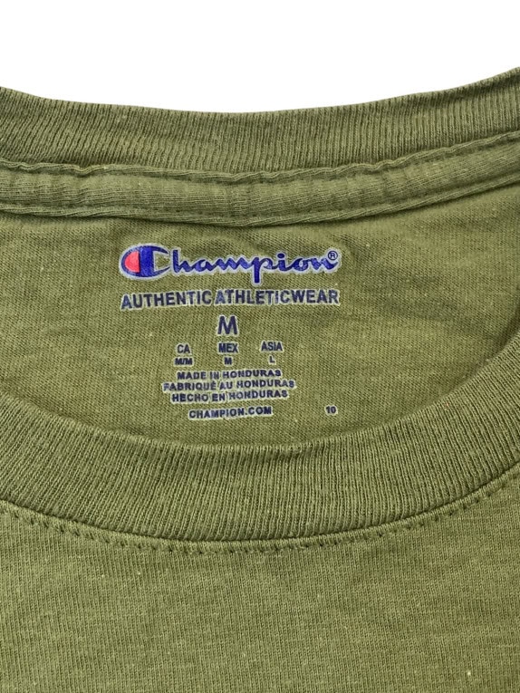 CHAMPION T SHIRT MINIMAL ΧΑΚΙ ΑΝΤΡΙΚΟ PRE OWNED M