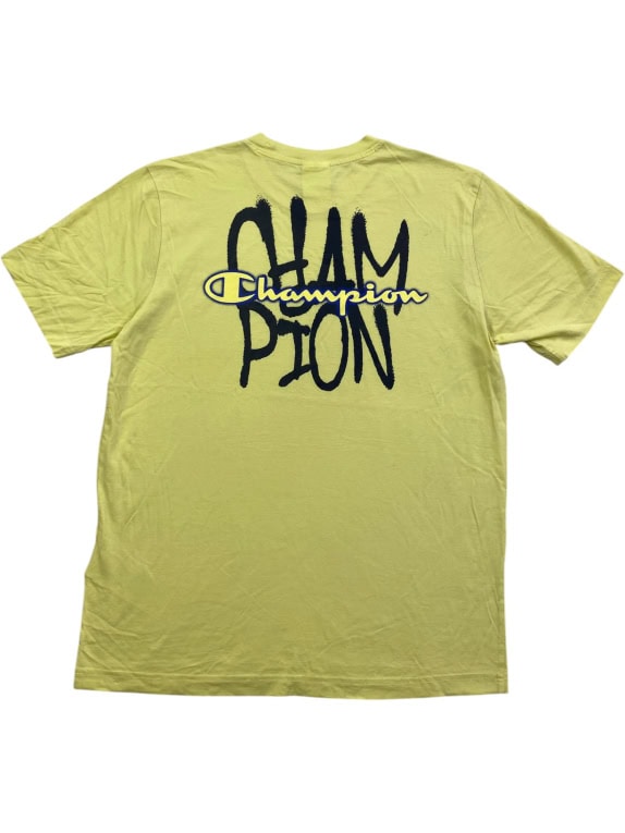 CHAMPION T-SHIRT SCRIPT LOGO ΛΑΙΜΙ ΑΝΔΡΙΚΟ M