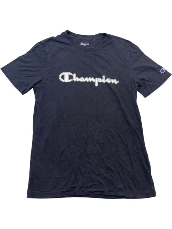 CHAMPION T SHIRT SPELL OUT NERA DONNA PRE OWNED L