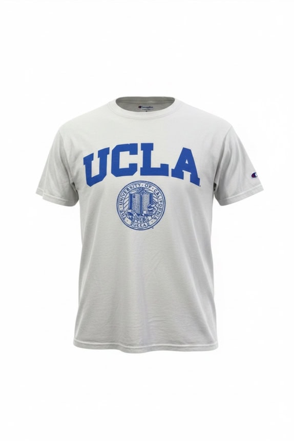 CHAMPION T-SHIRT UCLA BIG LOGO ΛΕΥΚΟ UNISEX M