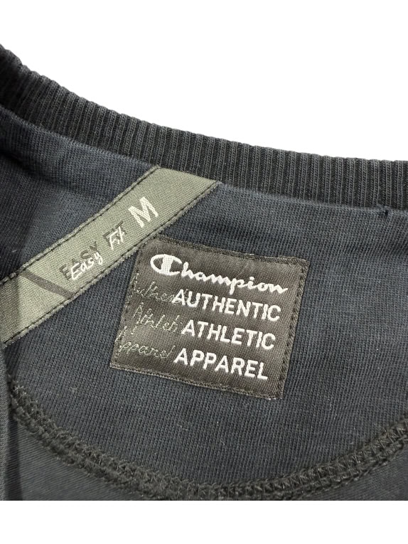 CHAMPION T-Shirt V-Neck Athletic Μαύρο Ανδρικό M