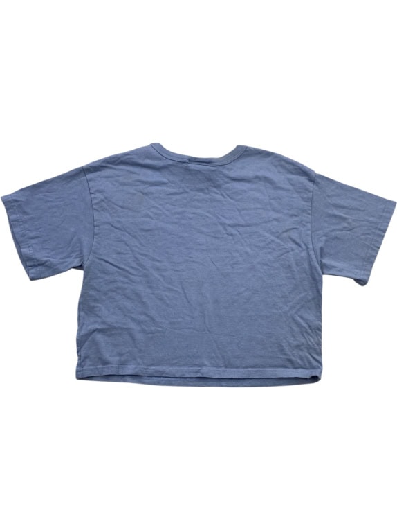 Champion T-Shirt Vintage Κεντημένο Λογότυπο Μπλε Γυναικείο S