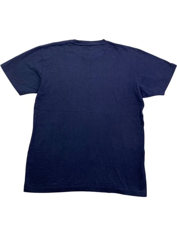 CHAMPION T-SHIRT VINTAGE PICCOLO LOGO BLU DA UOMO M
