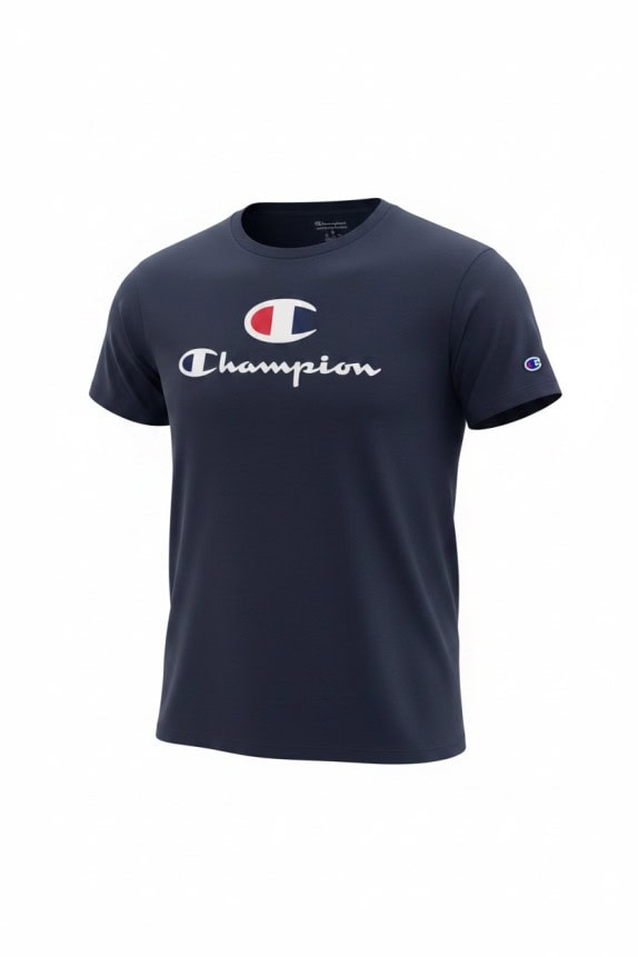 CHAMPION TEE STREETWEAR NAVY UOMO PRE OWNED M