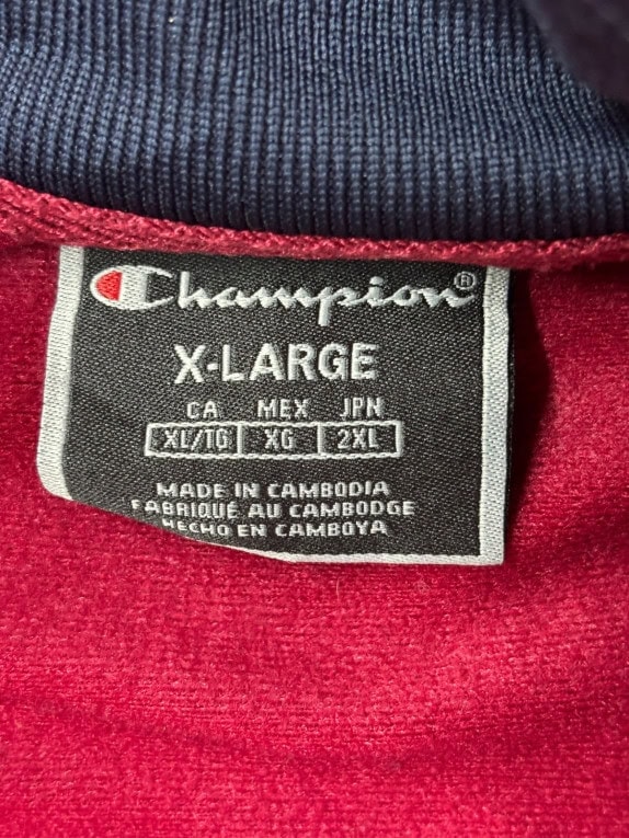 CHAMPION TRACK JACKET SPORTSWEAR ΜΠΟΡΝΤΟ ΑΝΤΡΙΚΟ PRE OWNED XL