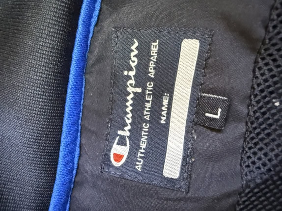 CHAMPION TRACK JACKET SPORTY NAVY ΑΝΤΡΙΚΟ PRE OWNED L