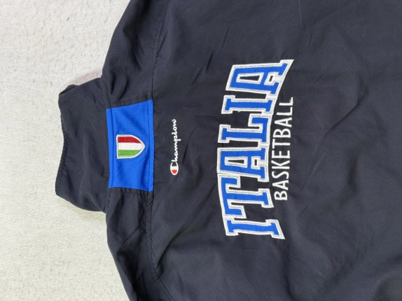 CHAMPION TRACK JACKET SPORTY NAVY ΑΝΤΡΙΚΟ PRE OWNED L