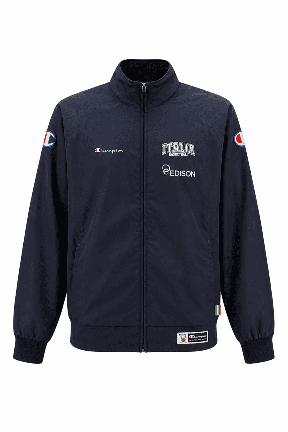 CHAMPION TRACK JACKET SPORTY NAVY ΑΝΤΡΙΚΟ PRE OWNED L
