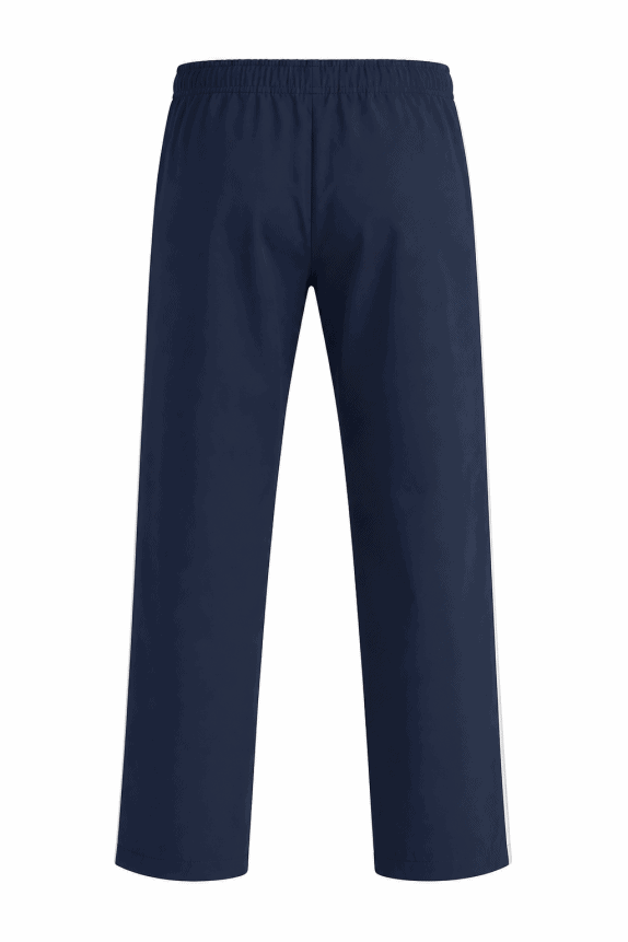 CHAMPION TRACK PANTS SPORTY NAVY MEN PRE OWNED M