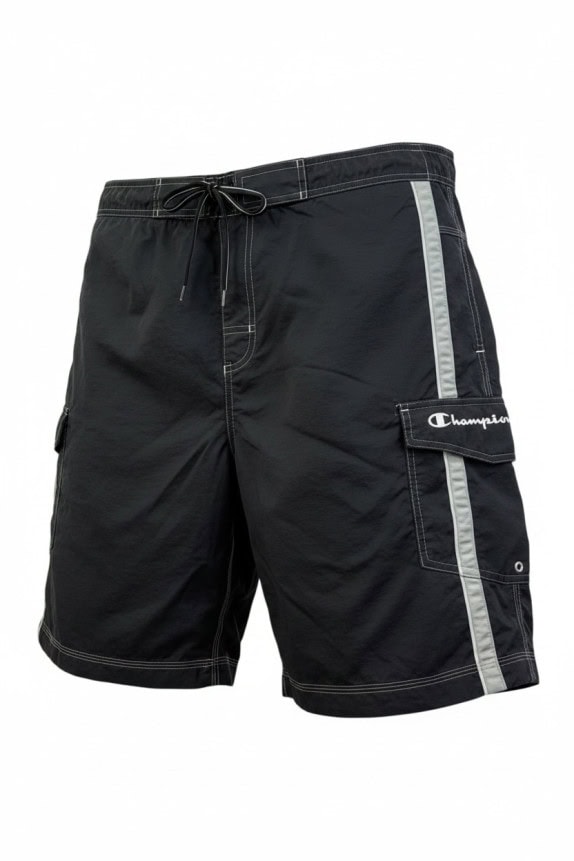 CHAMPION ΒΕΡΜΟΥΔΑ ΜΑΓΙΟ CARGO SPORTSWEAR ΜΑΥΡΟ ΑΝΤΡΙΚΟ PRE OWNED XL