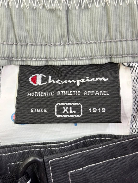CHAMPION ΒΕΡΜΟΥΔΑ ΜΑΓΙΟ CARGO SPORTSWEAR ΜΑΥΡΟ ΑΝΤΡΙΚΟ PRE OWNED XL