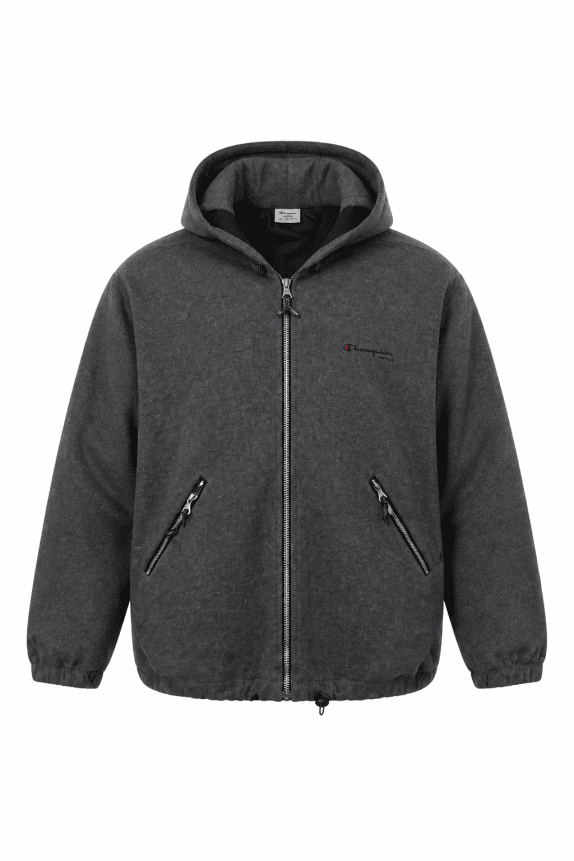 1993 CHAMPION ZIP HOODIE MINIMAL CHARCOAL ΑΝΤΡΙΚΟ PRE OWNED M
