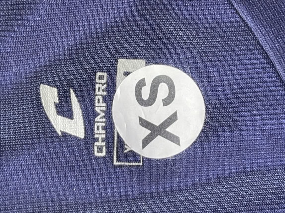 CHAMPRO FOOTBALL JERSEY ATHLETIC NAVY UNISEX PRE OWNED XS