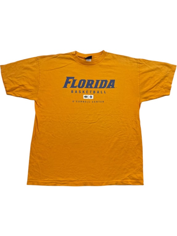 Champs Sports Florida Basketball T-Shirt Logo Κίτρινο Unisex XL