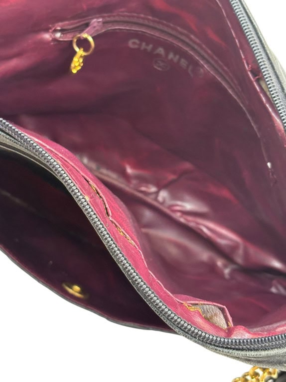 CHANEL ΤΣΑΝΤΑ ΩΜΟΥ VINTAGE ΜΑΥΡΗ ΓΥΝΑΙΚΕΙΟ PRE OWNED